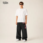 Cherry Blossom Embroidered Jeans