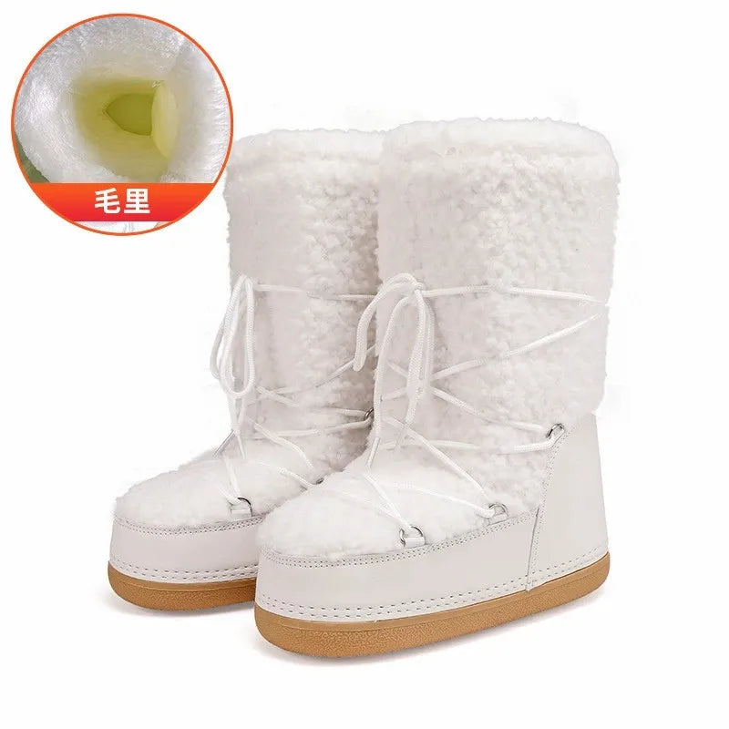 Faux Fur Snow Boots