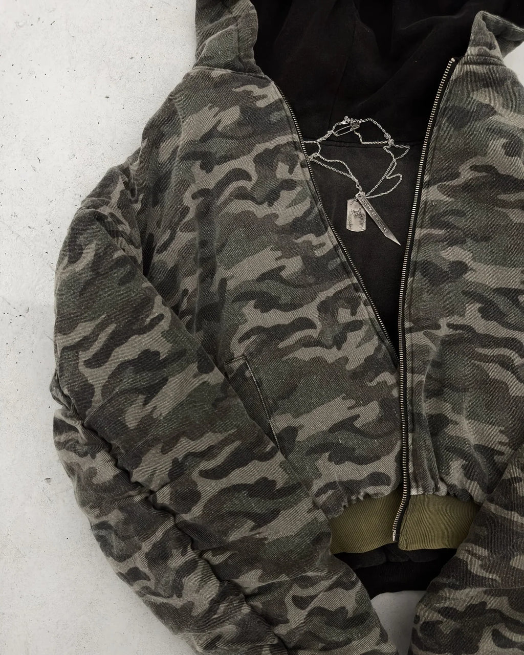 Camo Fleece Hoodie