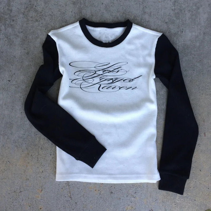 Striped Grunge Long Sleeve Tee