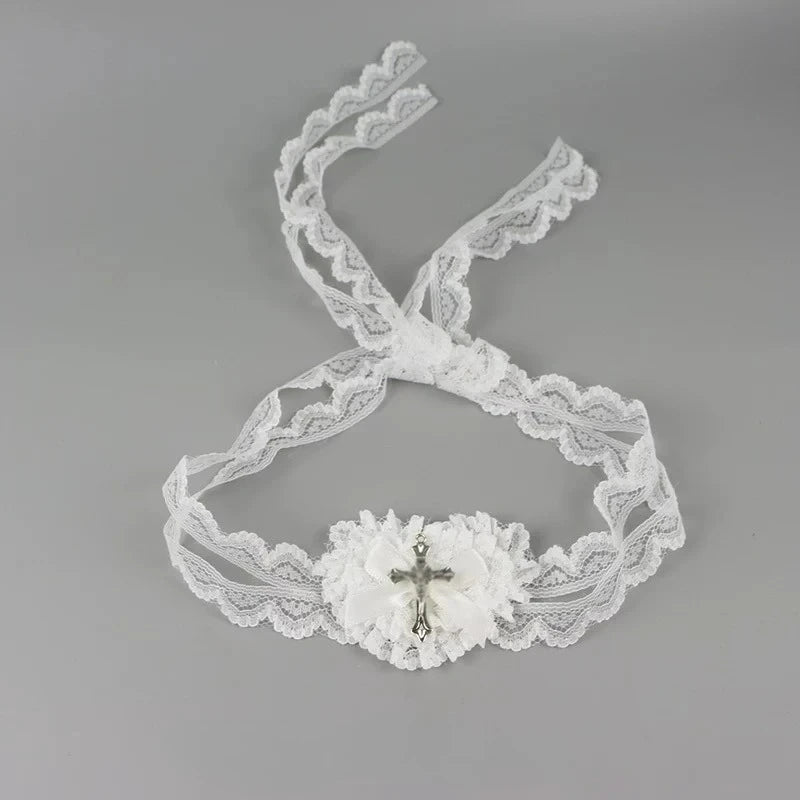 Lace Cross Eye Patch