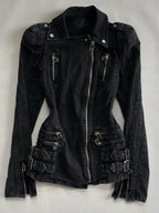 Moto Zip-Up Jacket