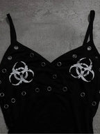 Biohazard Print Tank Top