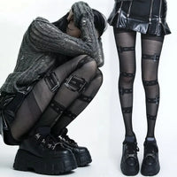 Belt Strap Tights