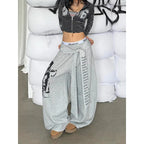 Graphic Print Baggy Sweatpants