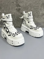 Platform High-Top Boots