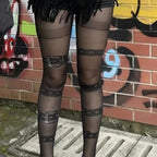 Belt Strap Tights