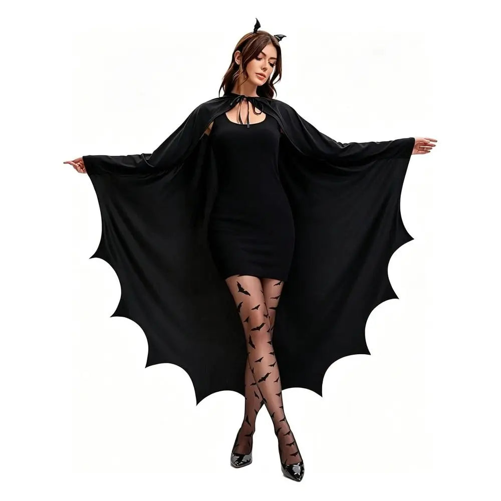 Bat Wing Hooded Cloak