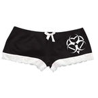 Skull Print Lace Shorts