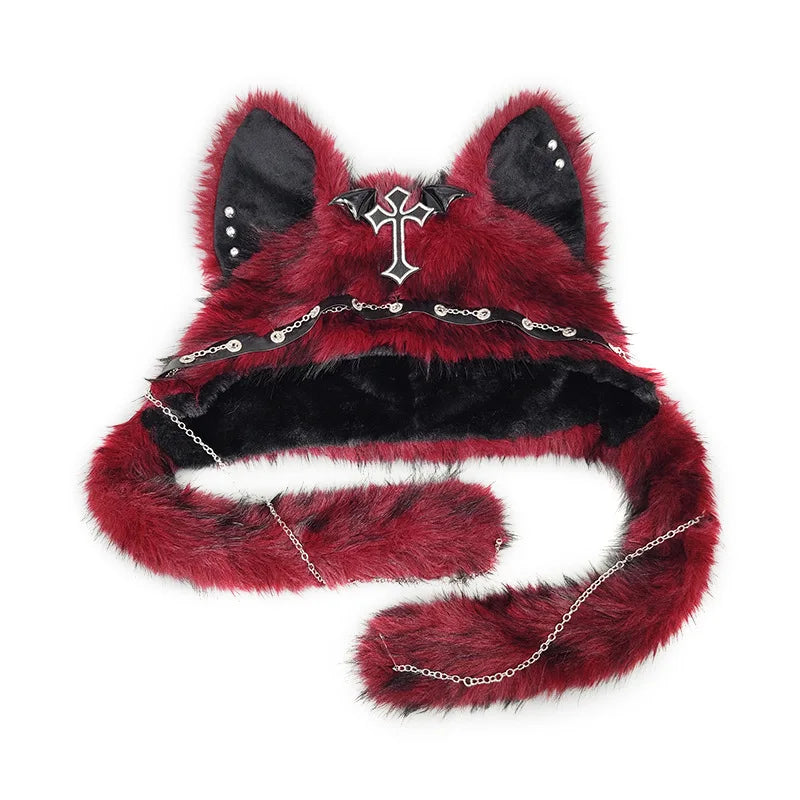 Faux Fur Cat Ear Hat