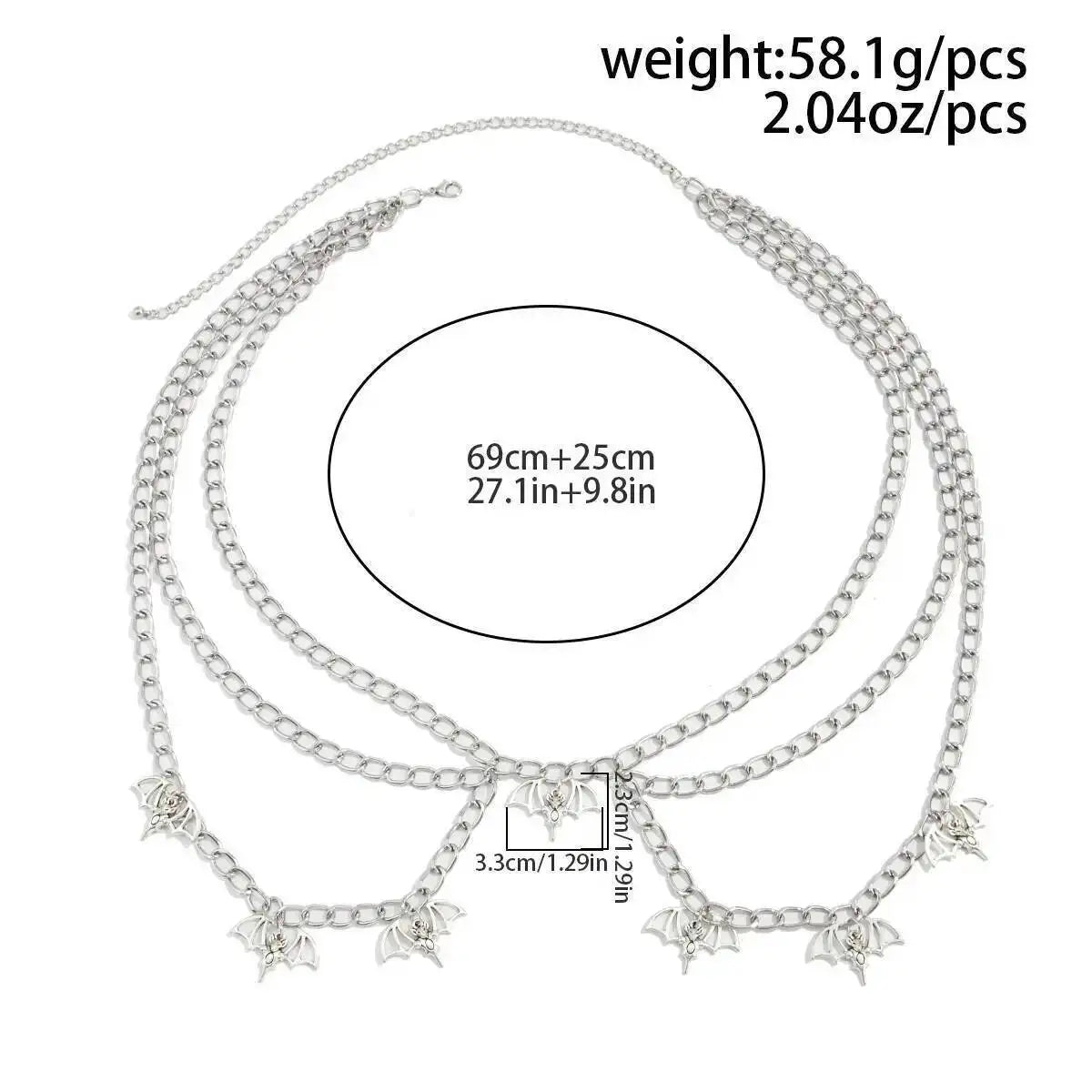 Bat Web Waist Chain