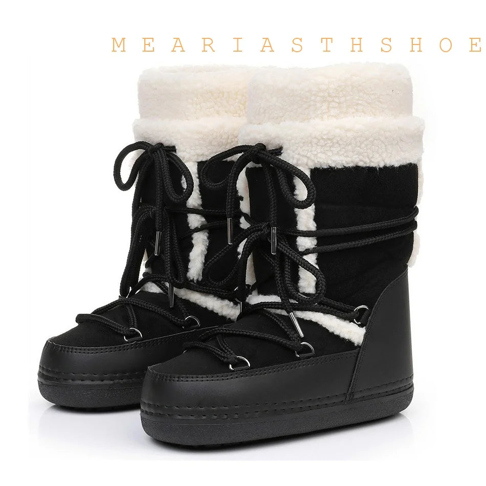 Faux Fur Snow Boots
