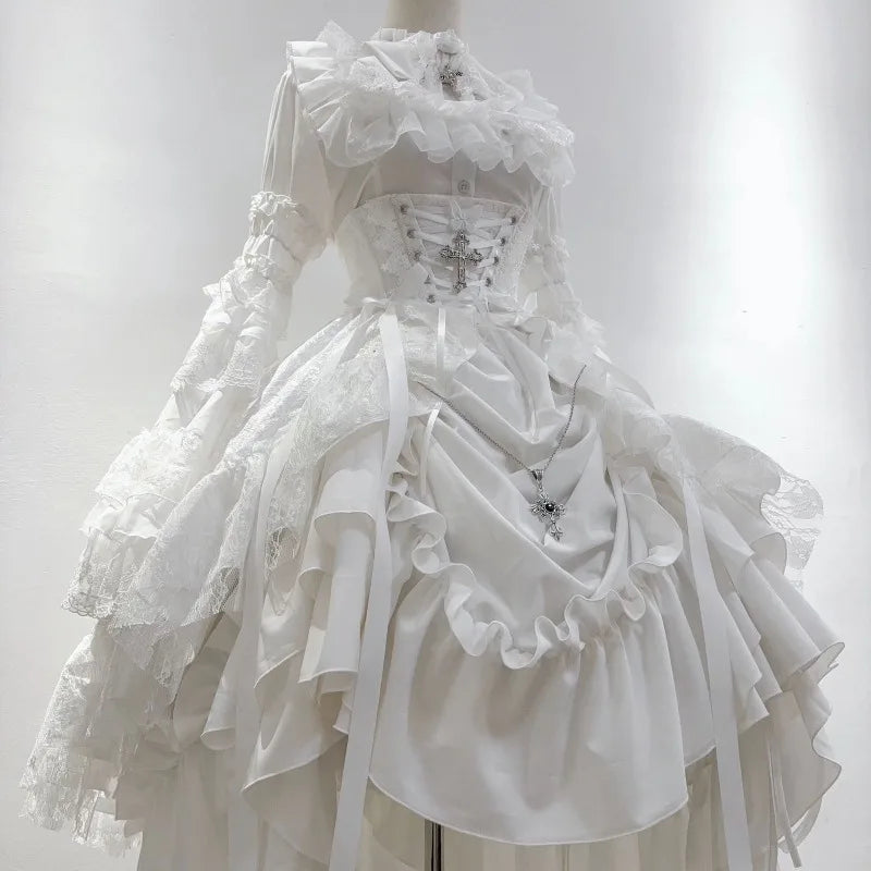 Gothic Lolita Ruffle Dress