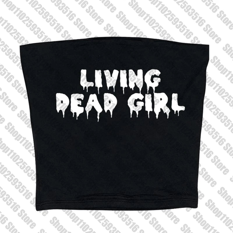 Living Dead Girl Crop Tee