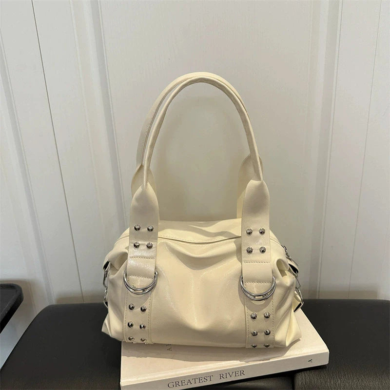 Ring Detail Shoulder Bag