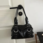 Ring Detail Shoulder Bag