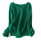 Hollow-Out Knit Sweater