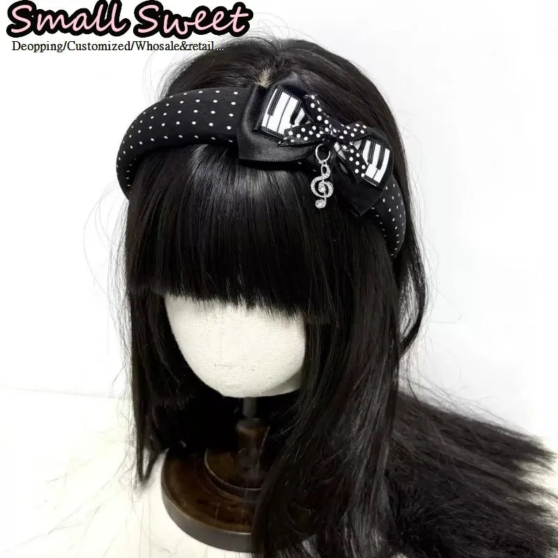 Piano Key Lace Headband