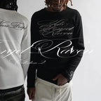 Gothic Script Long Sleeve Tee