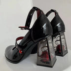 Platform High Heel Pumps