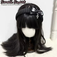 Piano Key Lace Headband