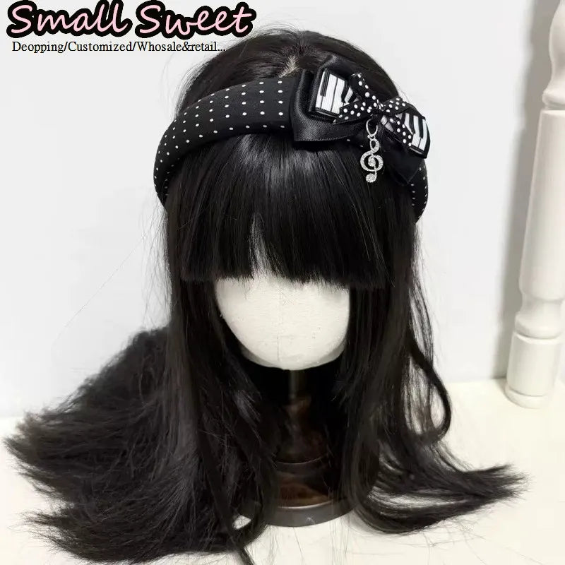 Piano Key Lace Headband