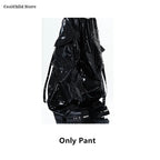 K-Pop Crop Top & Cargo Pants Set