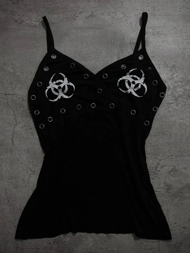 Biohazard Print Tank Top