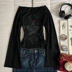 Gothic Printed Long Sleeve