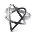 Heartagram Ring