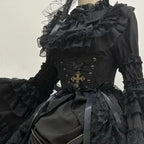Gothic Lolita Ruffle Dress