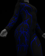 Graphic Print Zip-Up Jumpsuit