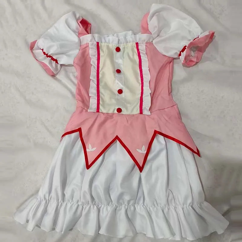 Madoka Cosplay Dress Set