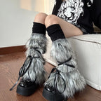 Faux Fur Leg Warmers