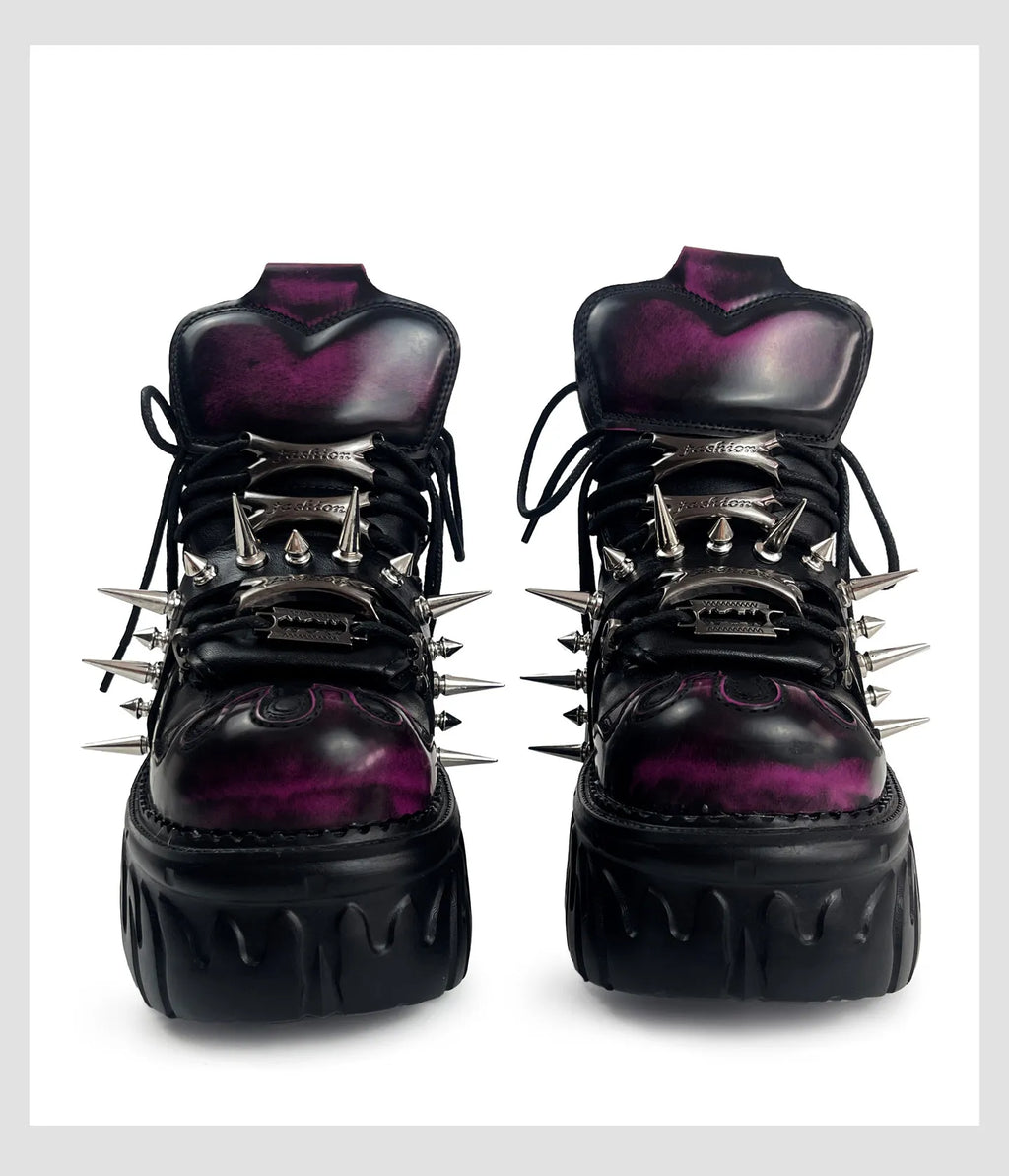Chain Platform Boots