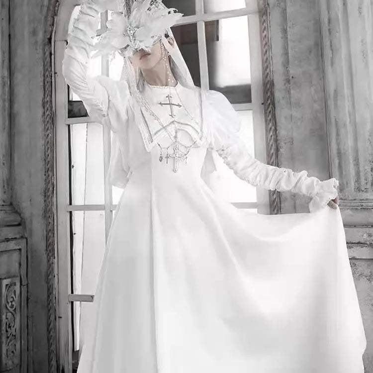 Gothic Nun Costume Dress