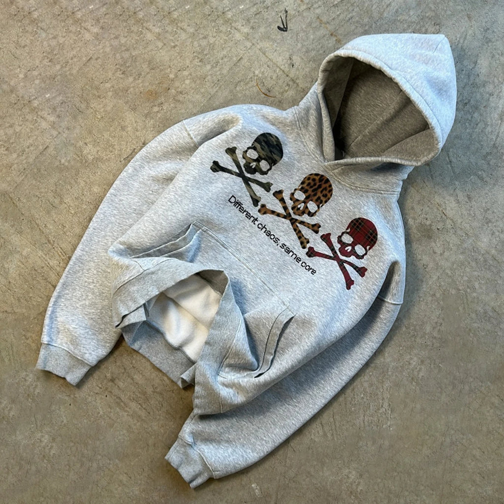 Skull Print Hoodie