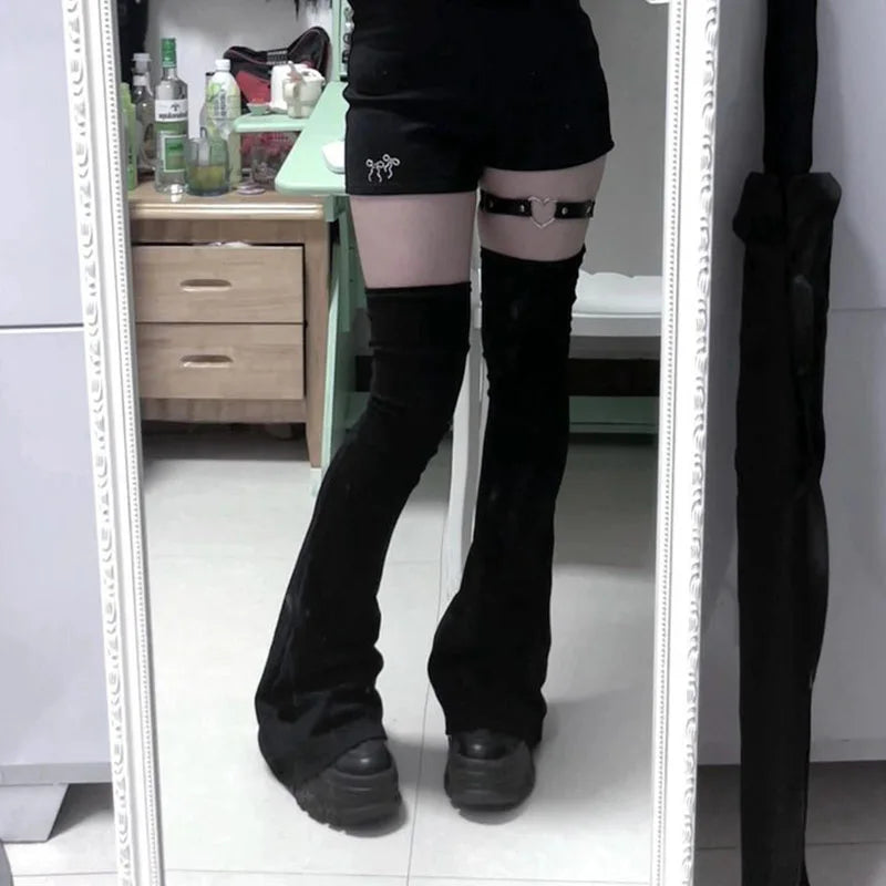 Horn Cuff Knee Socks