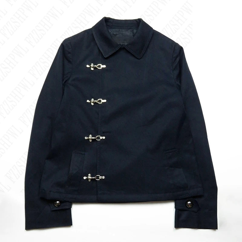 Button Detail Hooded Sweatshirt