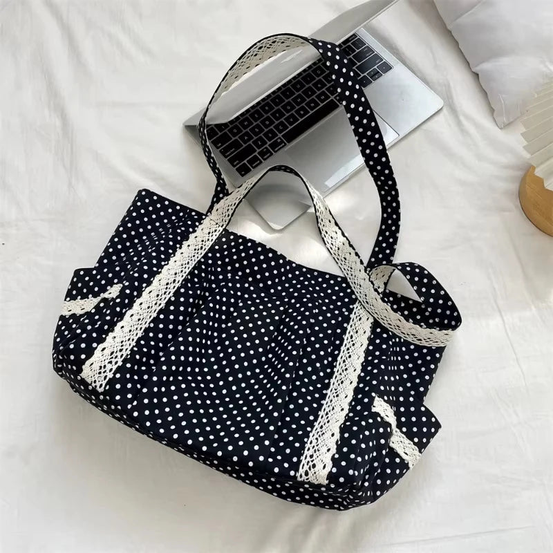 Polka Dot Shoulder Bag