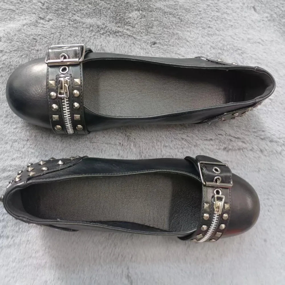 Studded Ballet Flats
