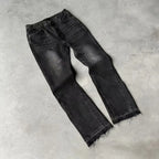 Gothic Embroidery Baggy Jeans