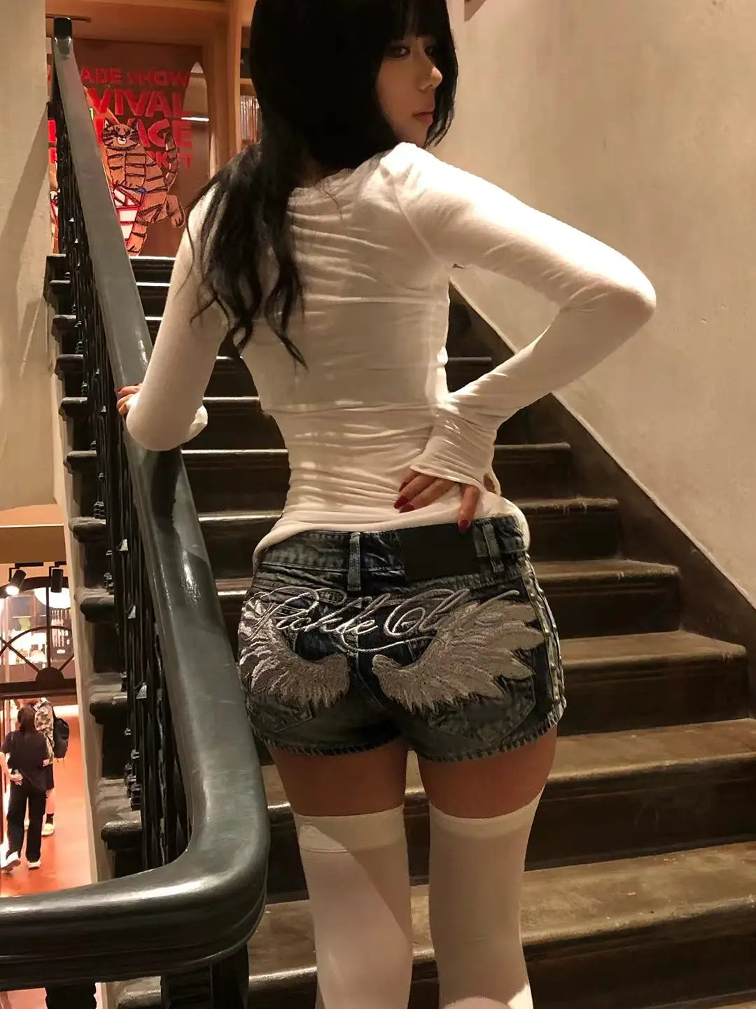 Angel Wing Denim Set