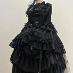 Gothic Lolita Ruffle Dress