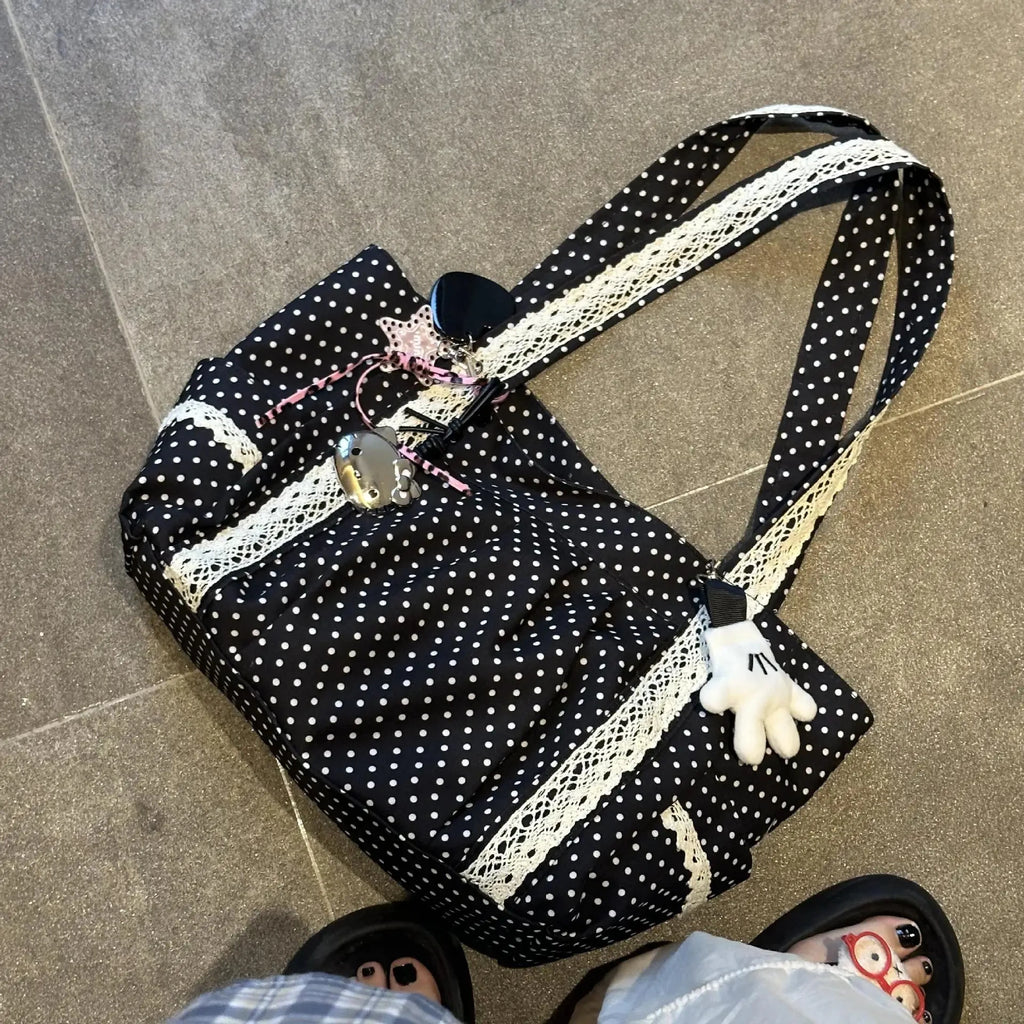 Polka Dot Shoulder Bag