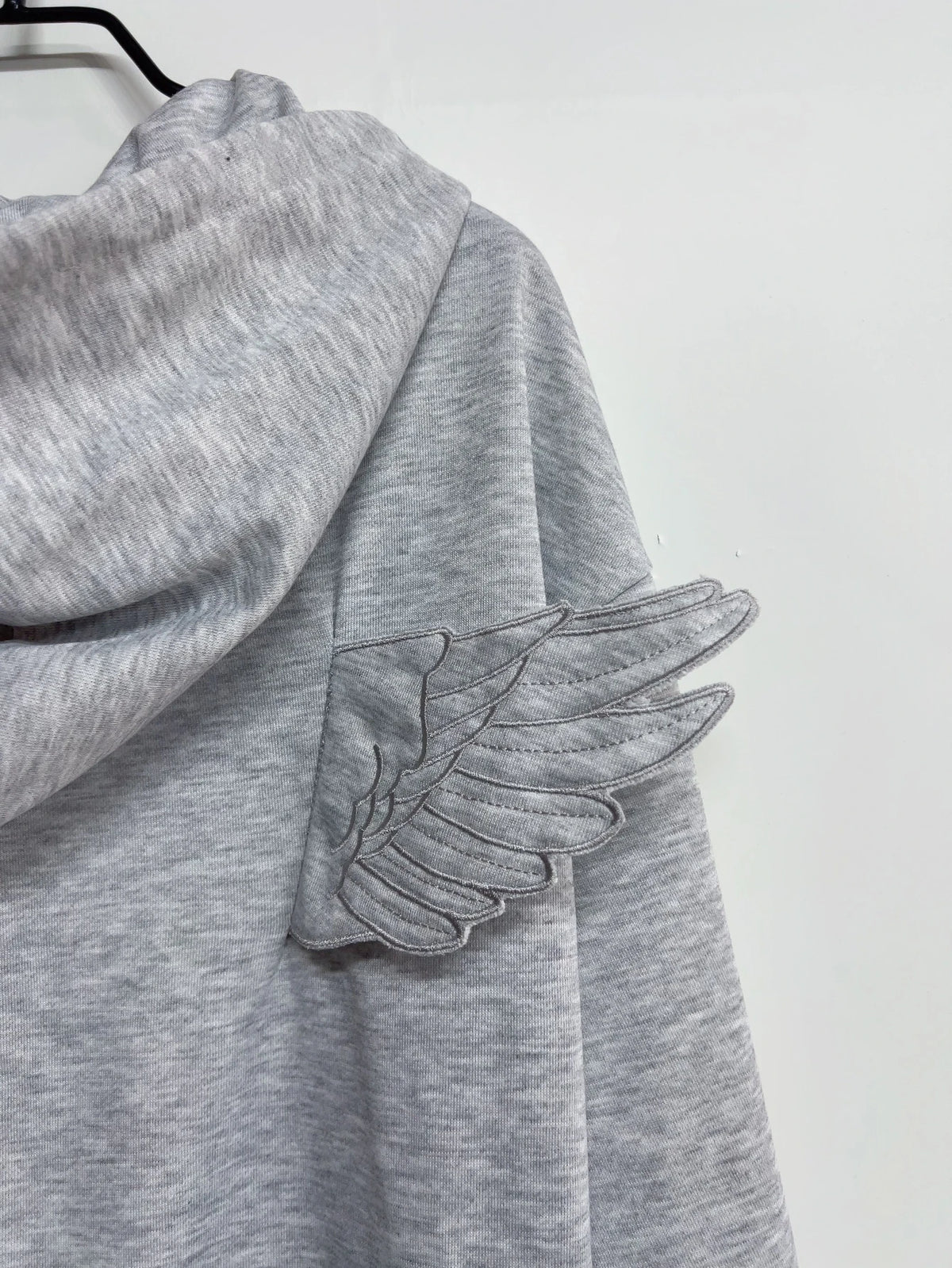 Angel Wing Embroidered Hoodie