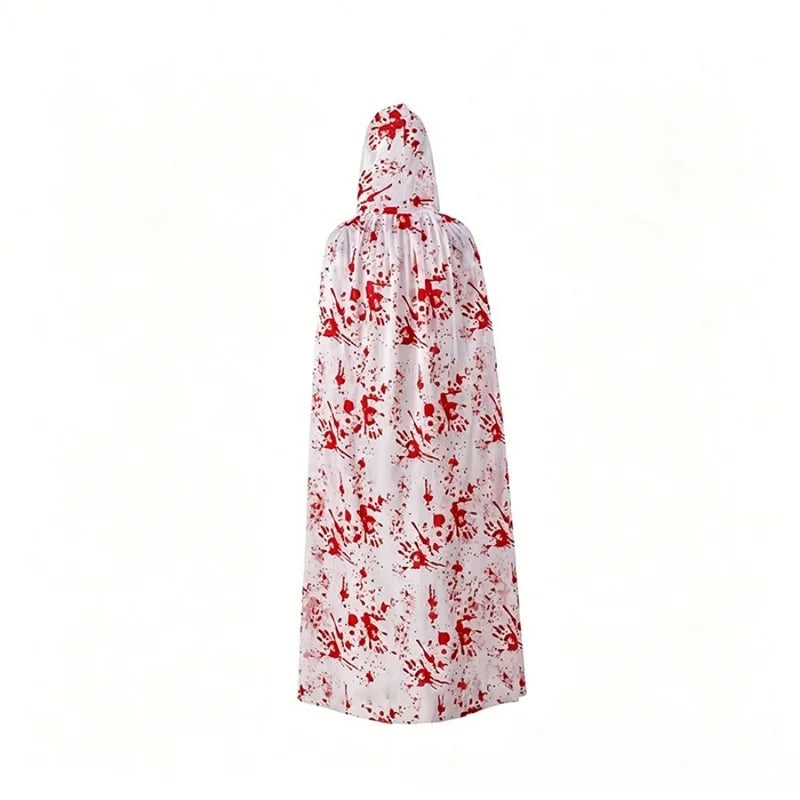 Blood Splatter Hooded Cloak