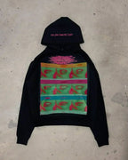 Cross Print Hoodie