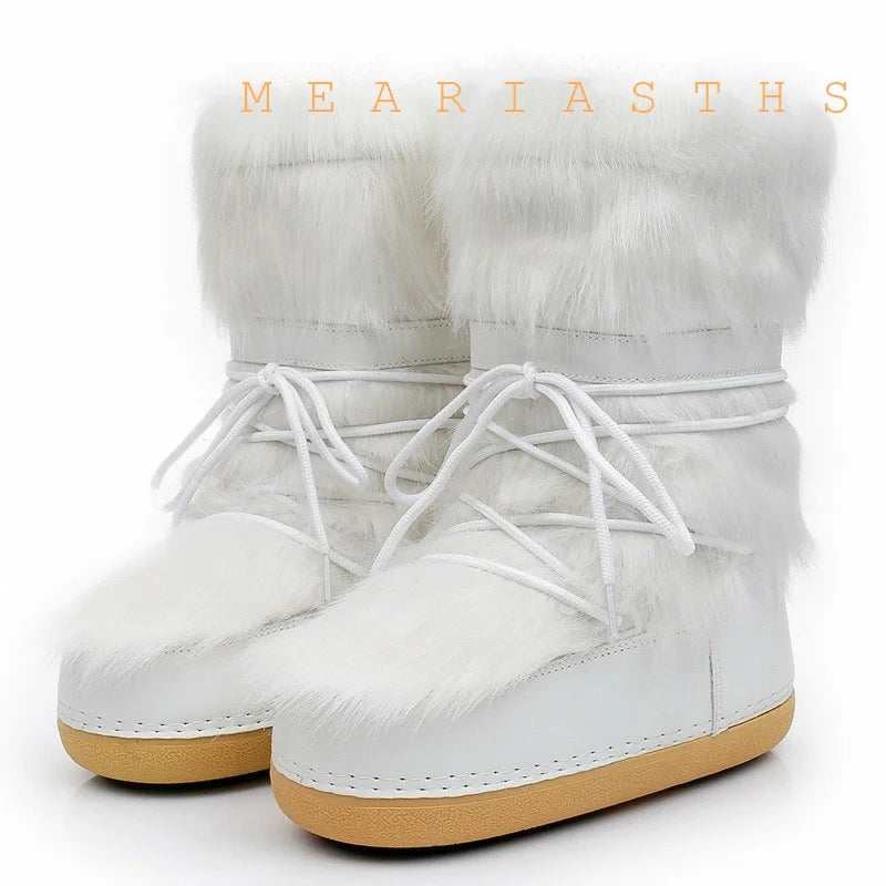 Faux Fur Snow Boots