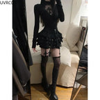 Gothic Two-Piece Skirt Set